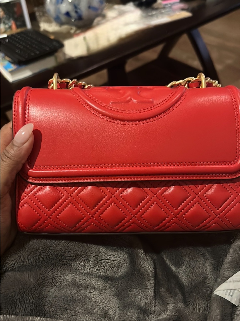 Tory Burch kira red handbag